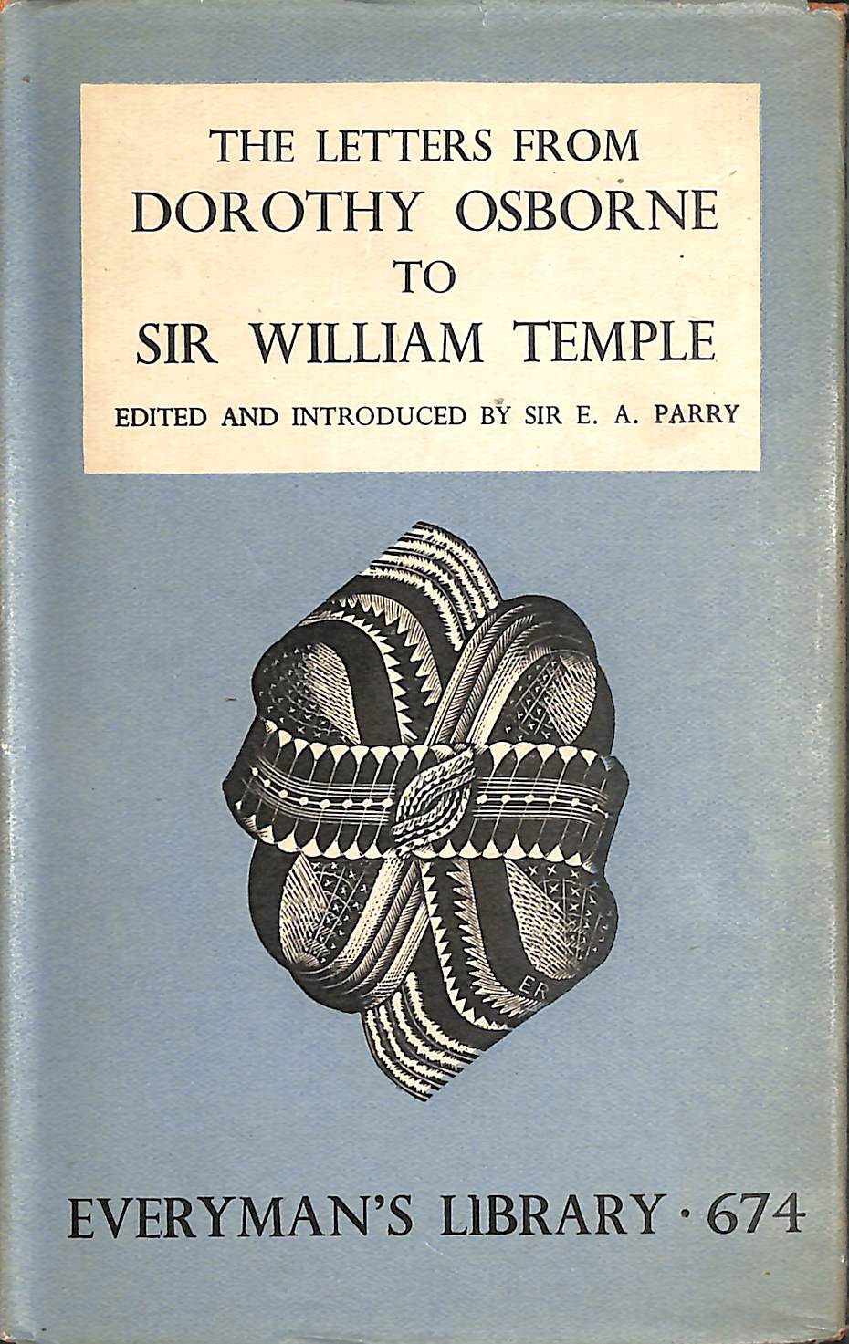 The Letters Of Dorothy Osborne To Sir William Temple 1652-1654