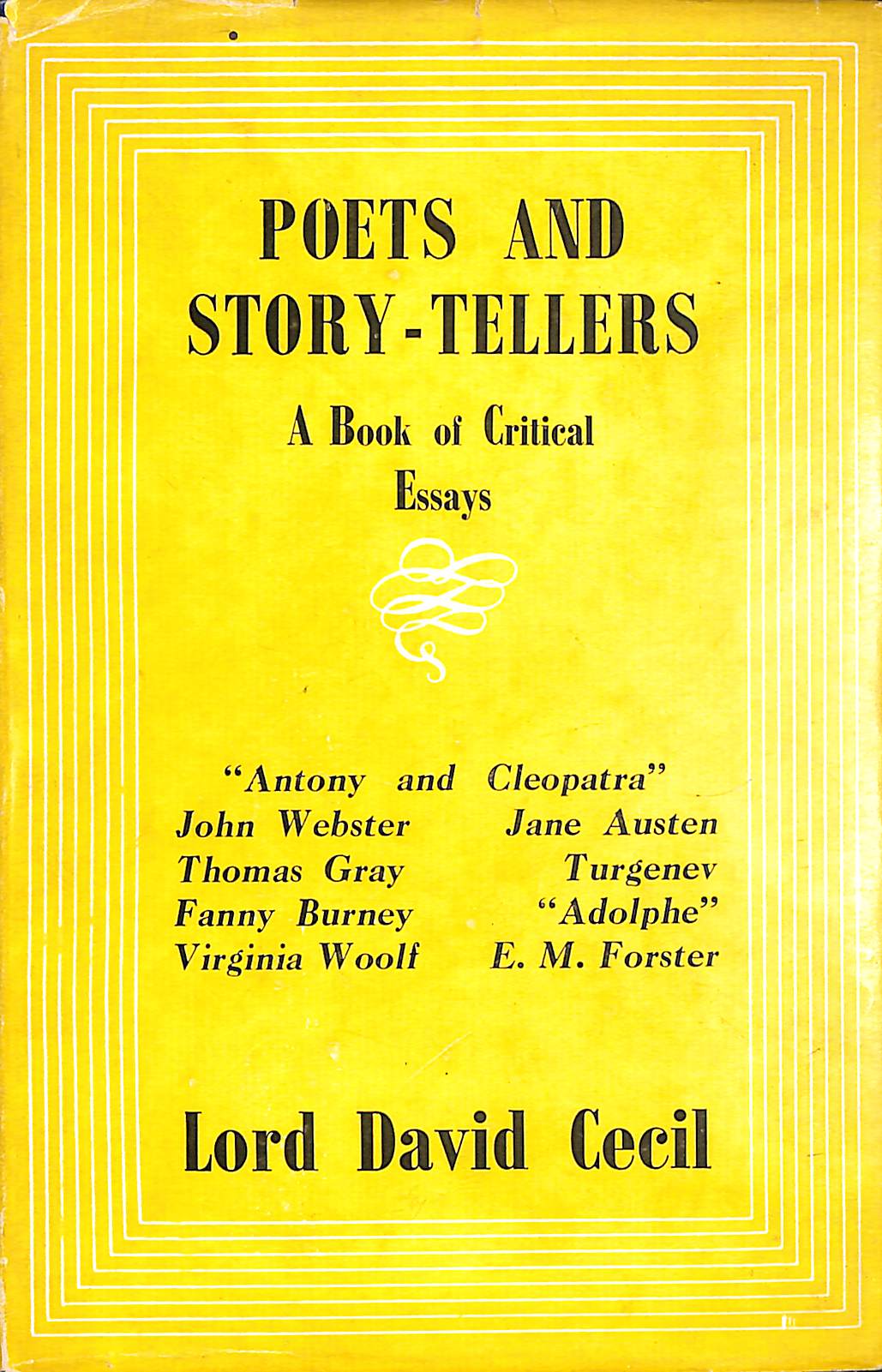 Poets and Story-Tellers