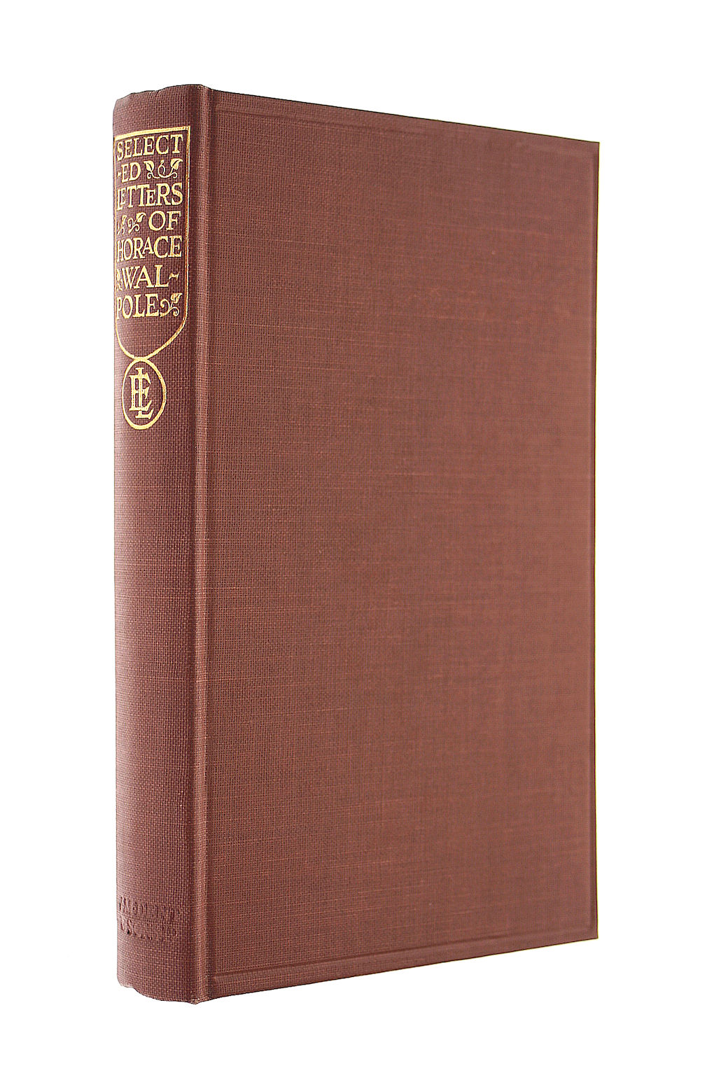 Selected Letters of Horace Walpole. Everyman's Library No. 775