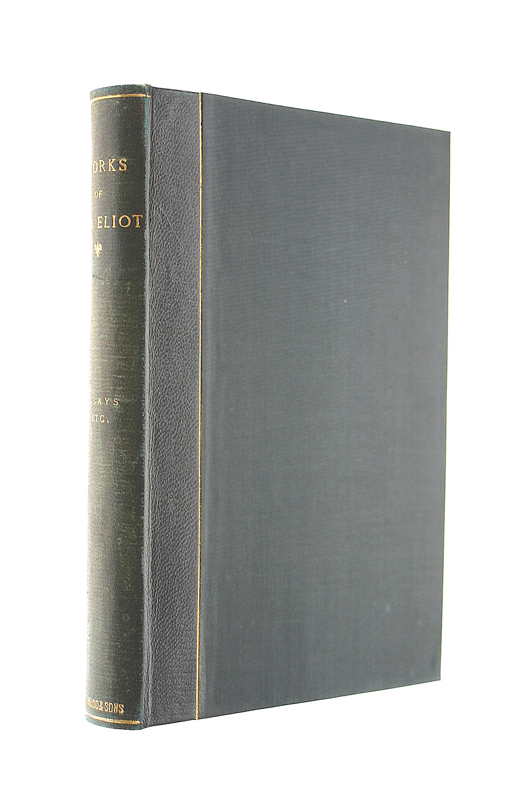 Essays And Leaves From A Note Book