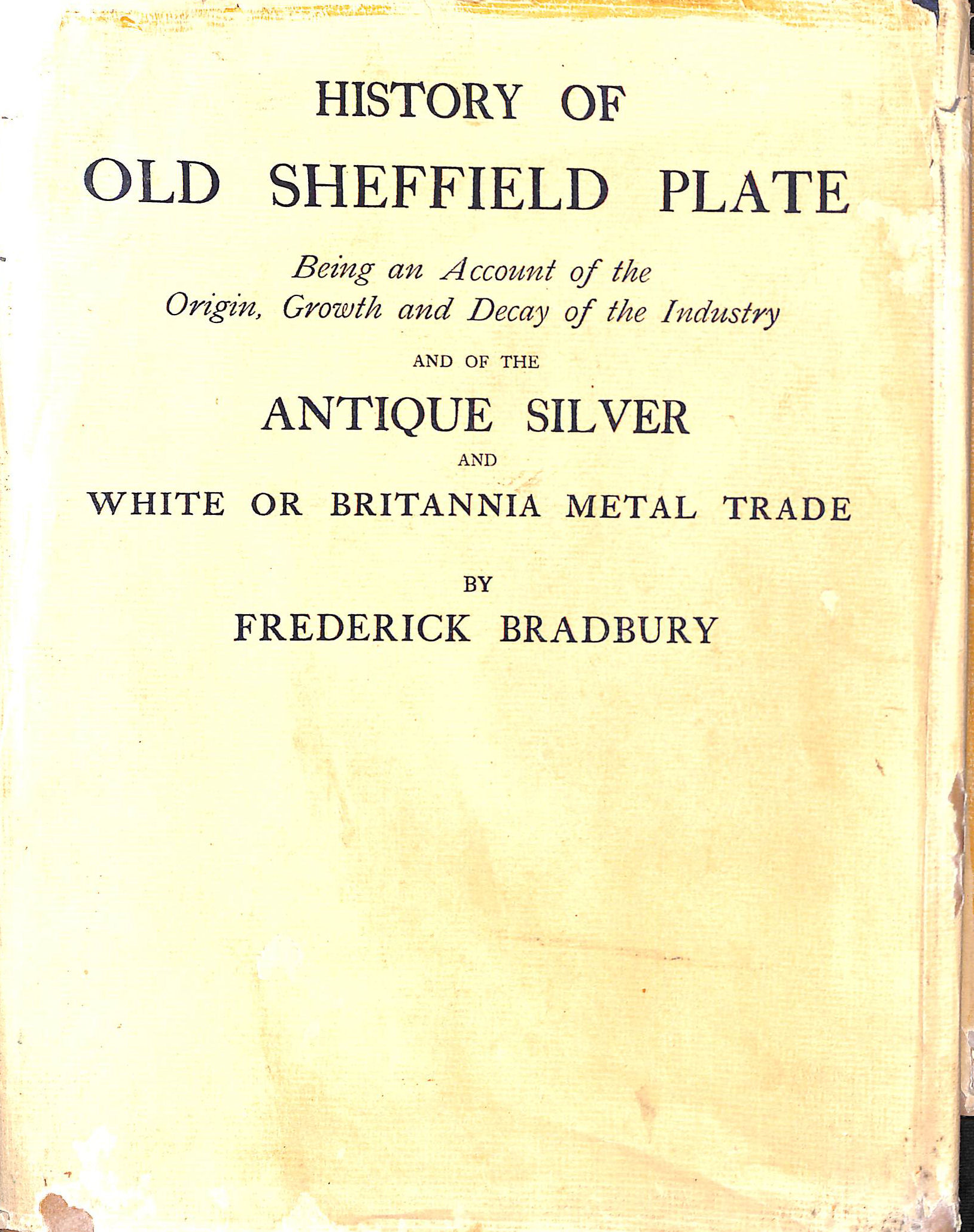 History of Old Sheffield Plate