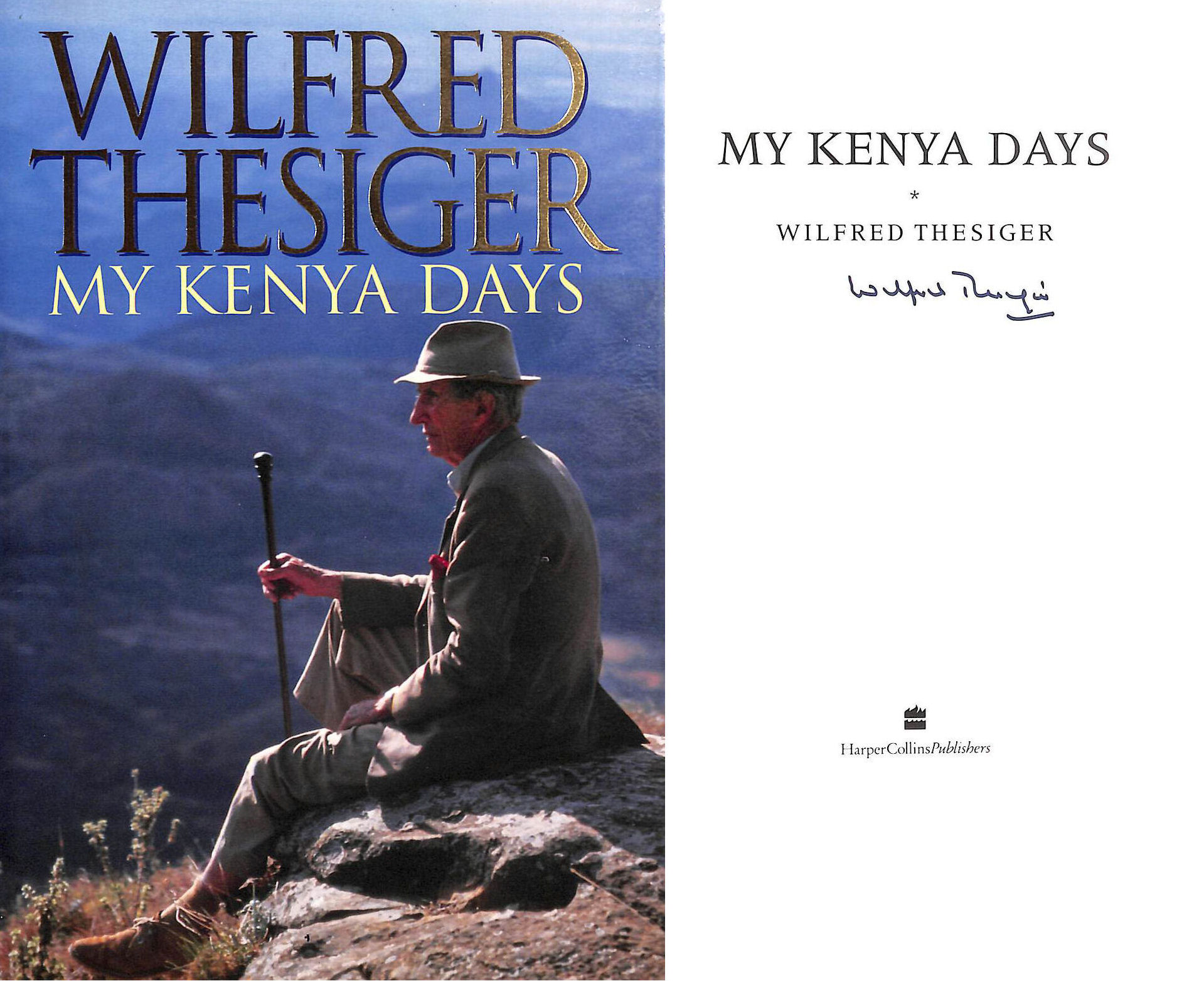 My Kenya Days. Signed by the author.