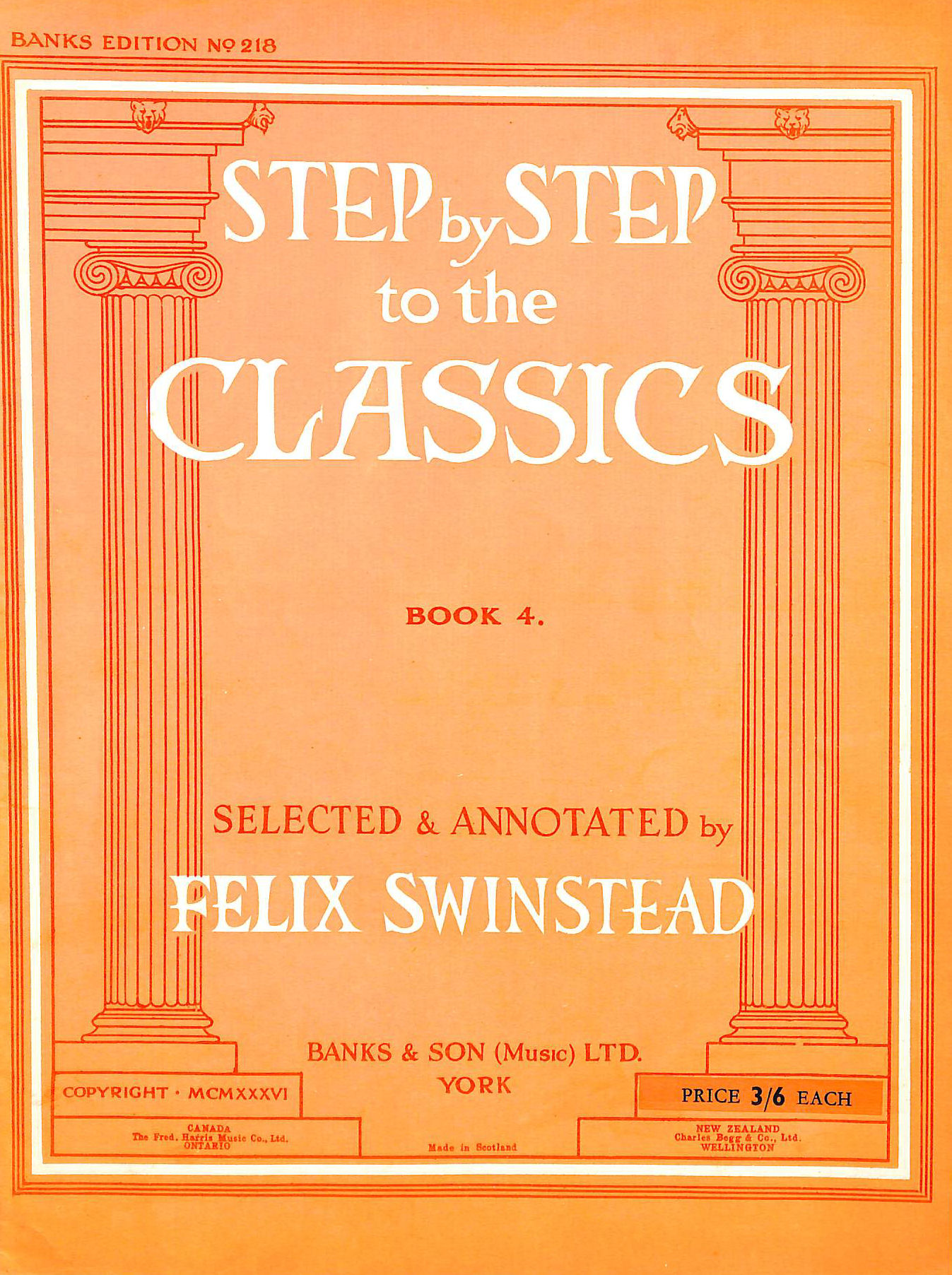 Image for Step By Step To The Classics Book 4 Step By Step To The Classics Book 4
