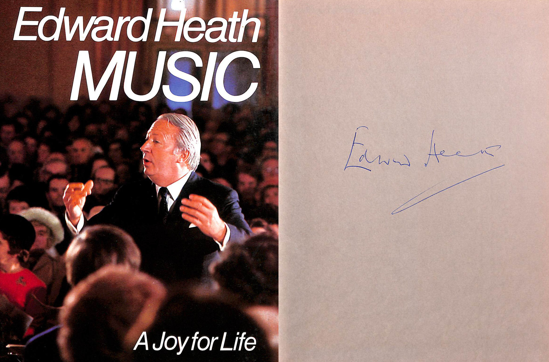 Music. Signed by the author Edward Heath.