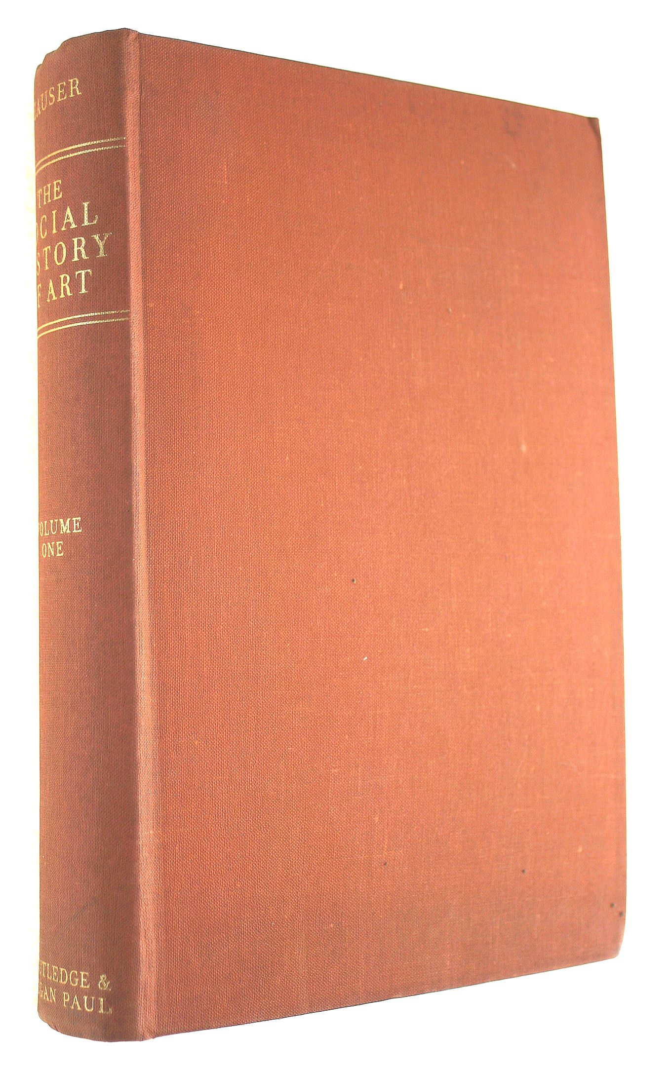 The Social History Of Art Volume One