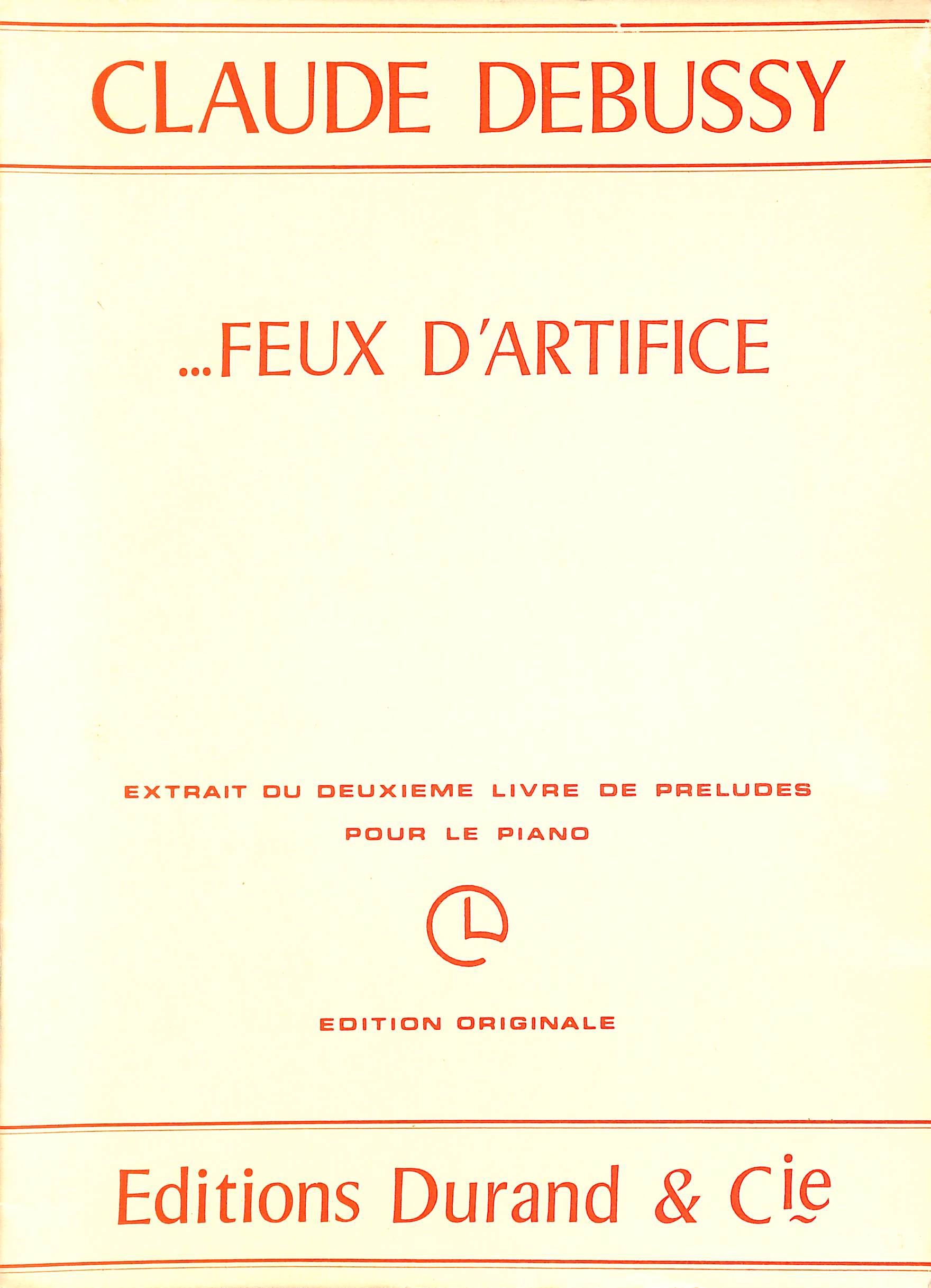 Feux D'Artifices Pour Piano