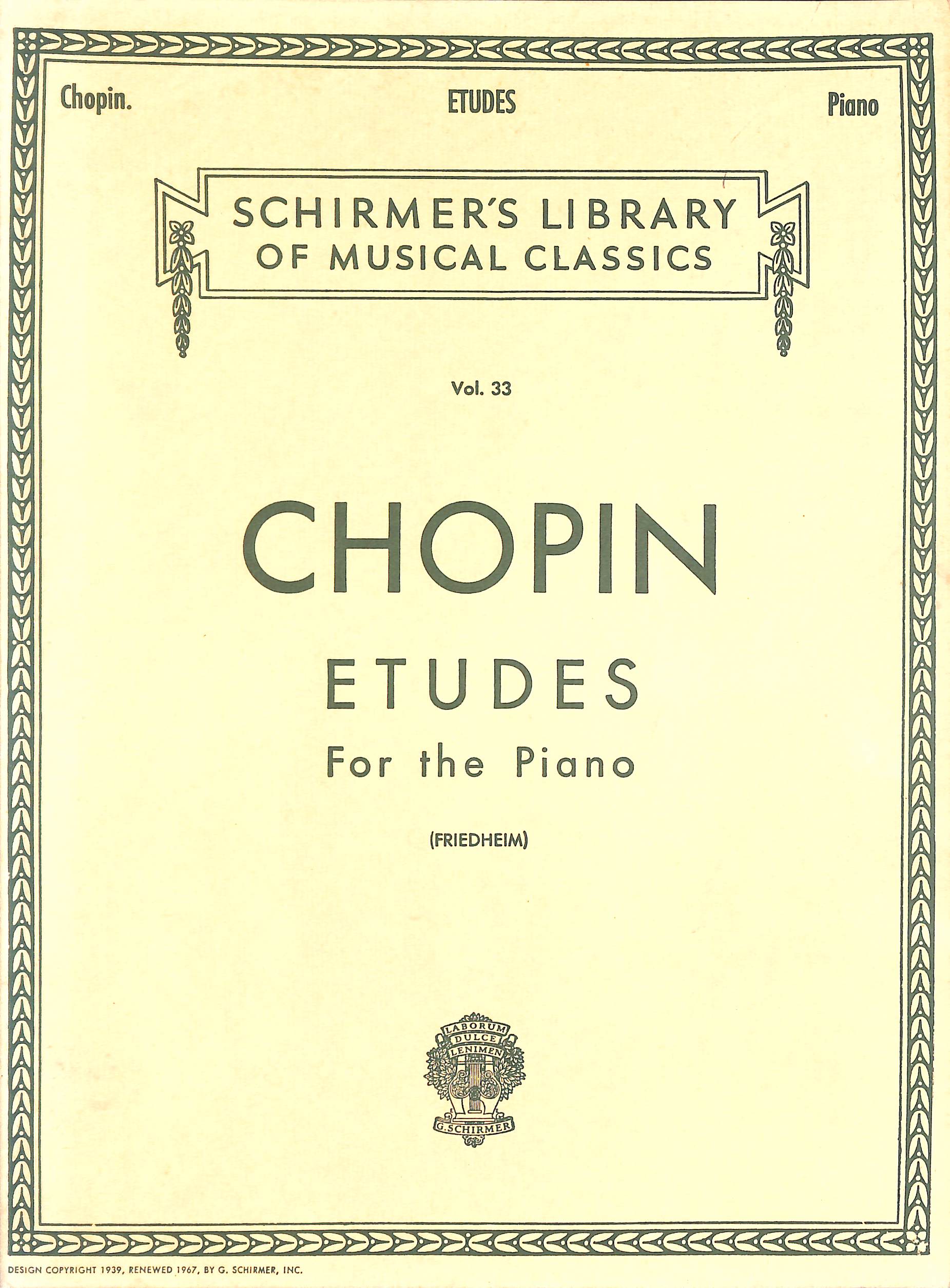 Chopin: Etudes for Piano