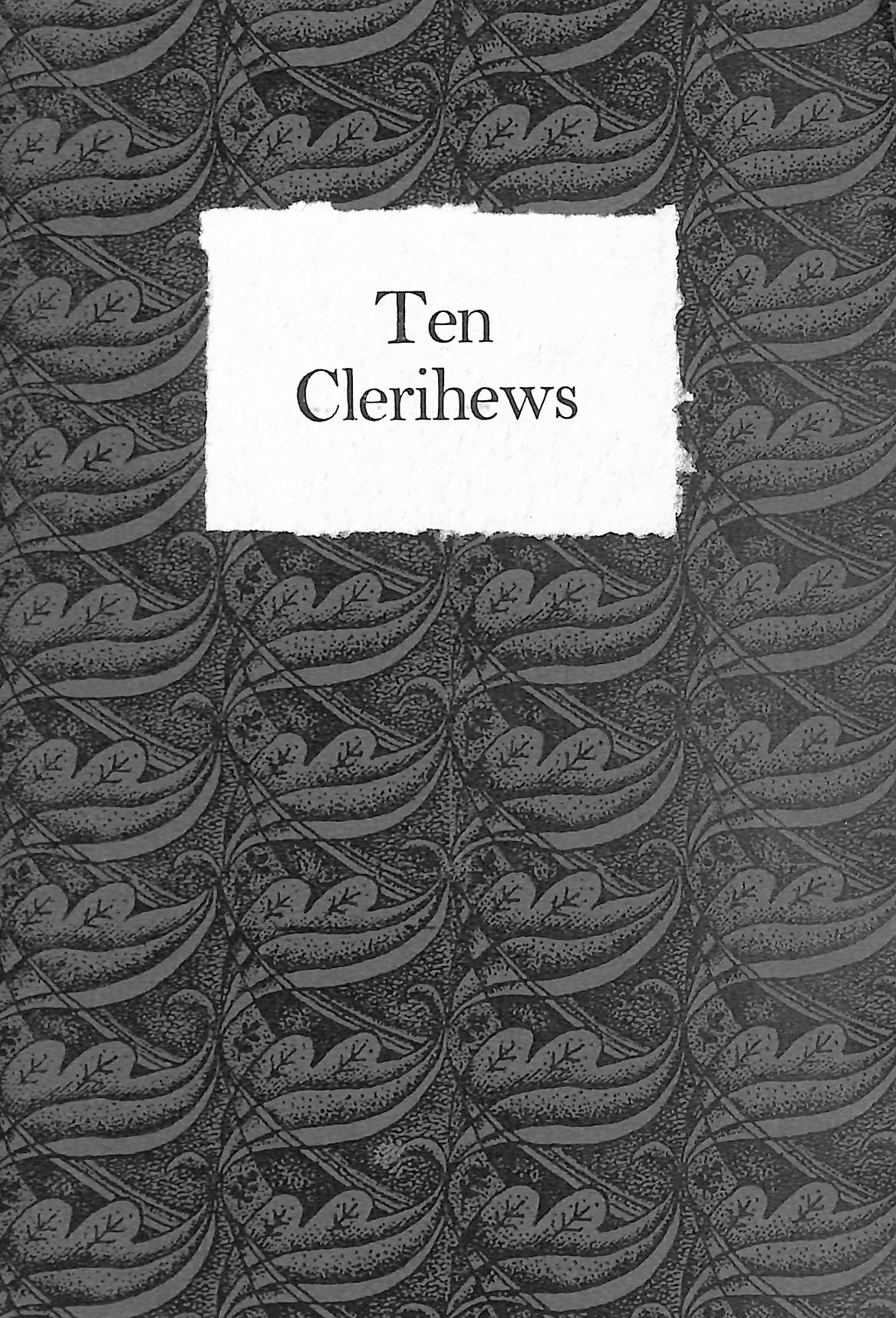 On Growing Old, Ten Clerihews