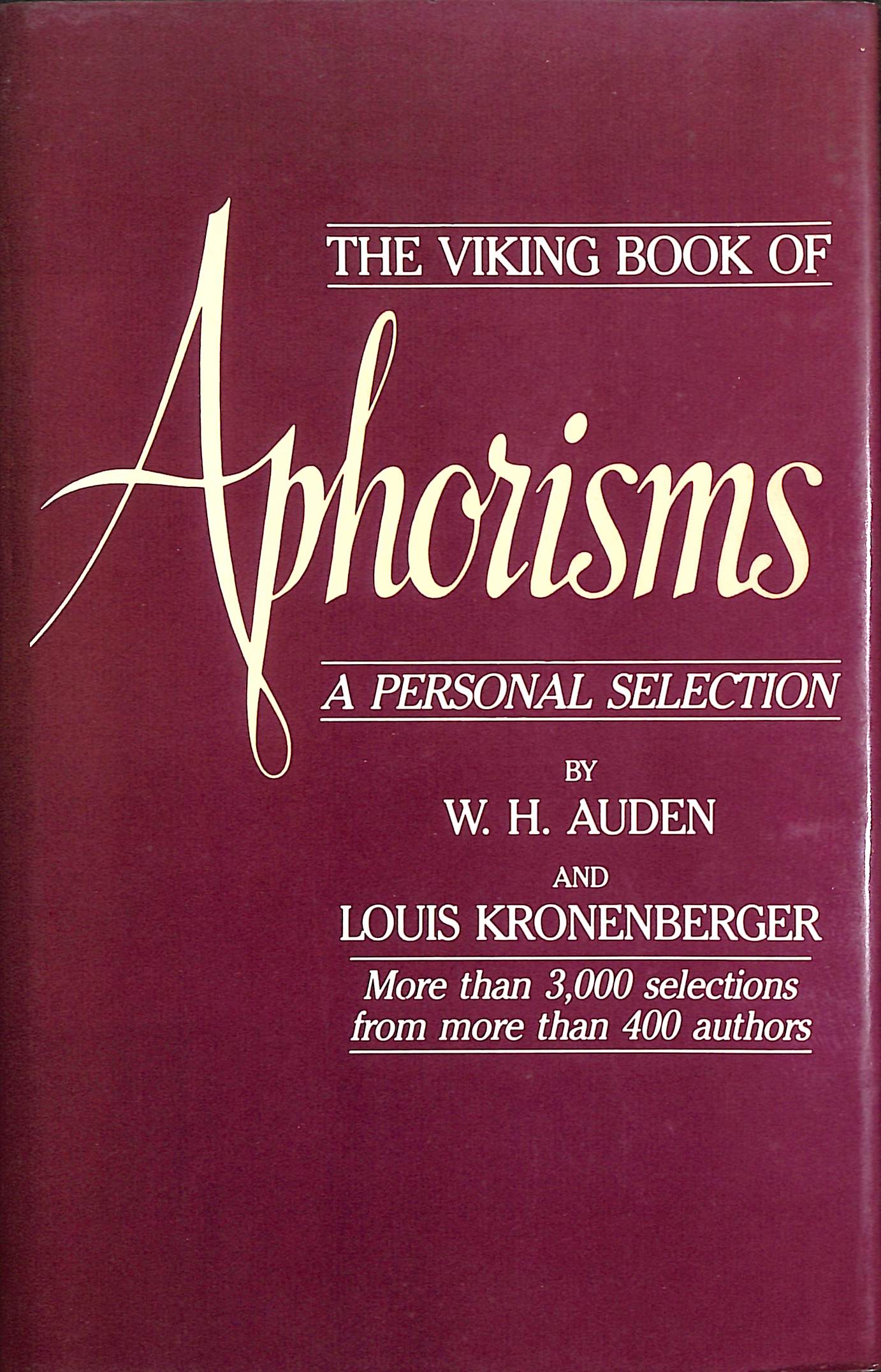 Viking Book of Aphorisms