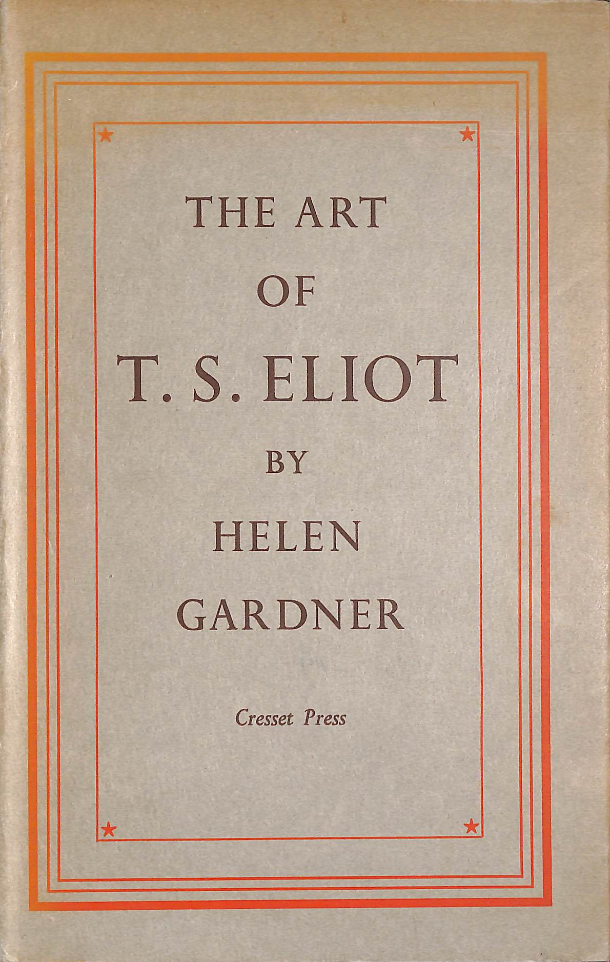 The Art of T. S. Eliot