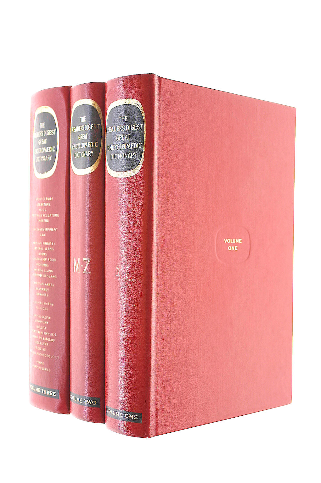 Reader's Digest Great Encyclopaedic Dictionary - Three Volumes