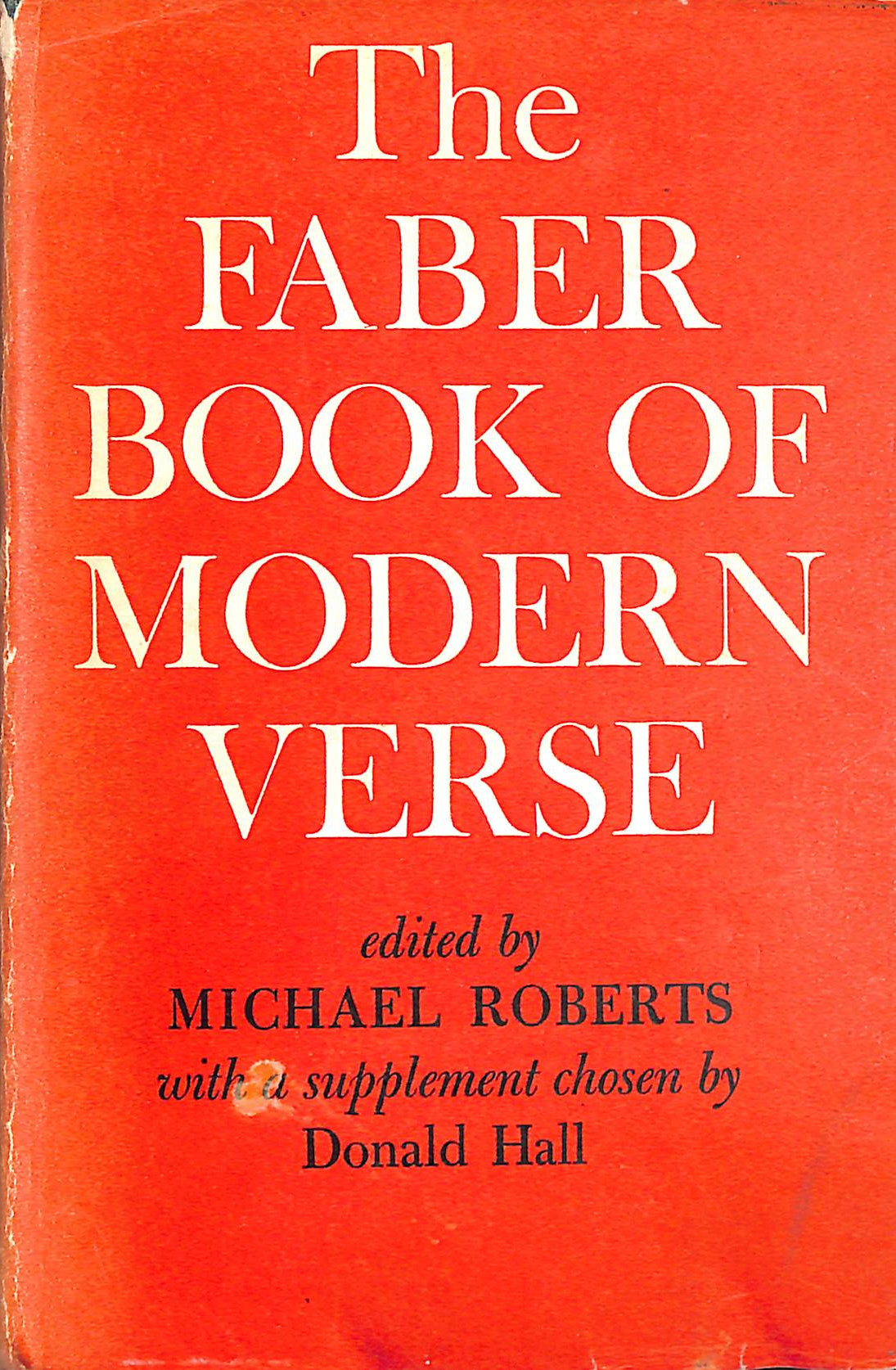 The Faber Book of Modern Verse