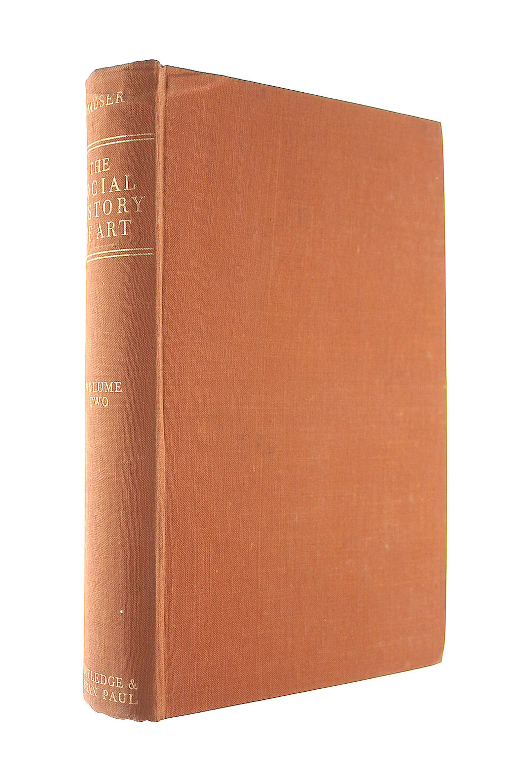 The Social History Of Art Volume Two