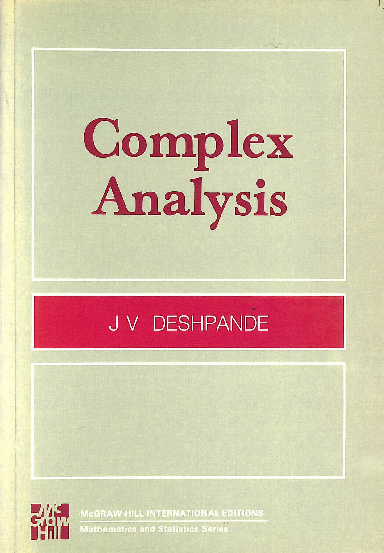 Complex Analysis