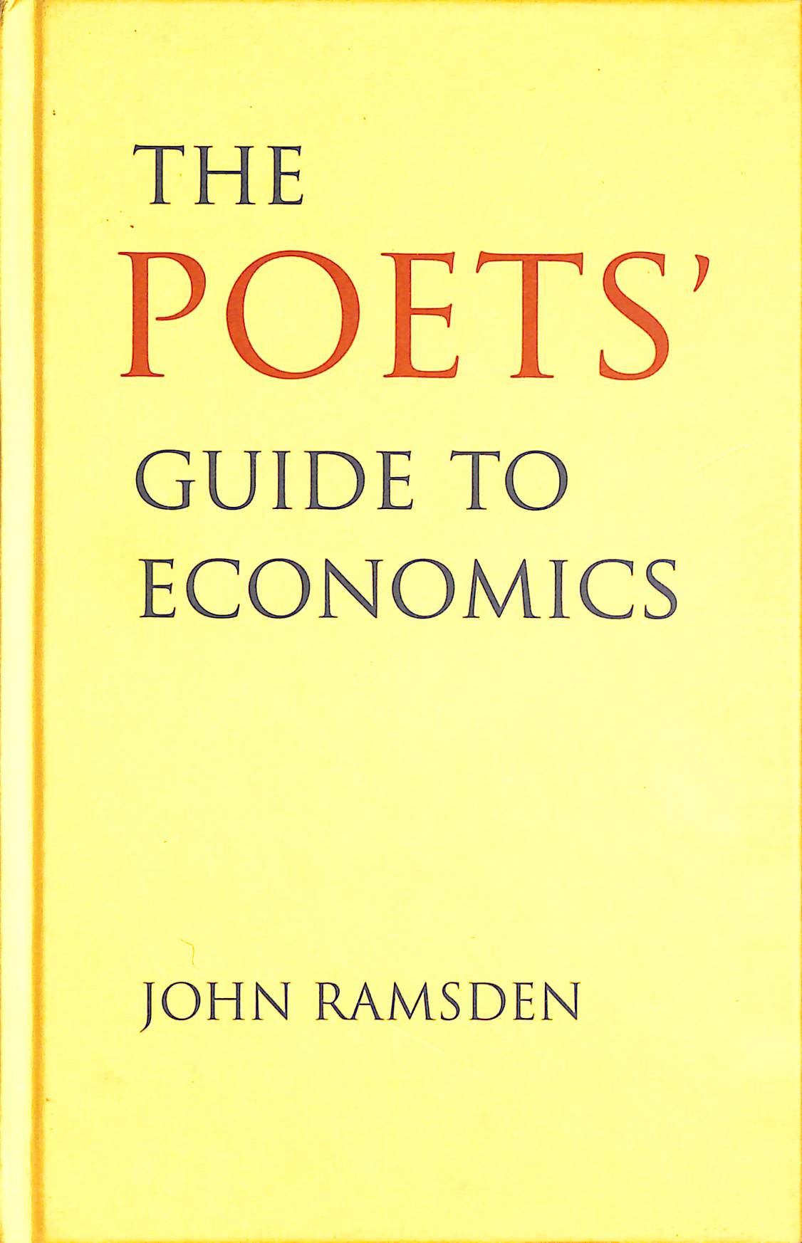 The Poets' Guide to Economics