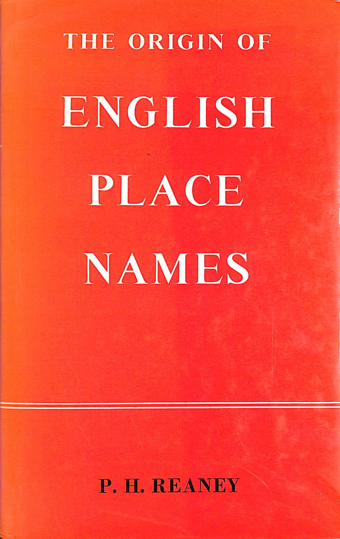 Origin of English Place-names