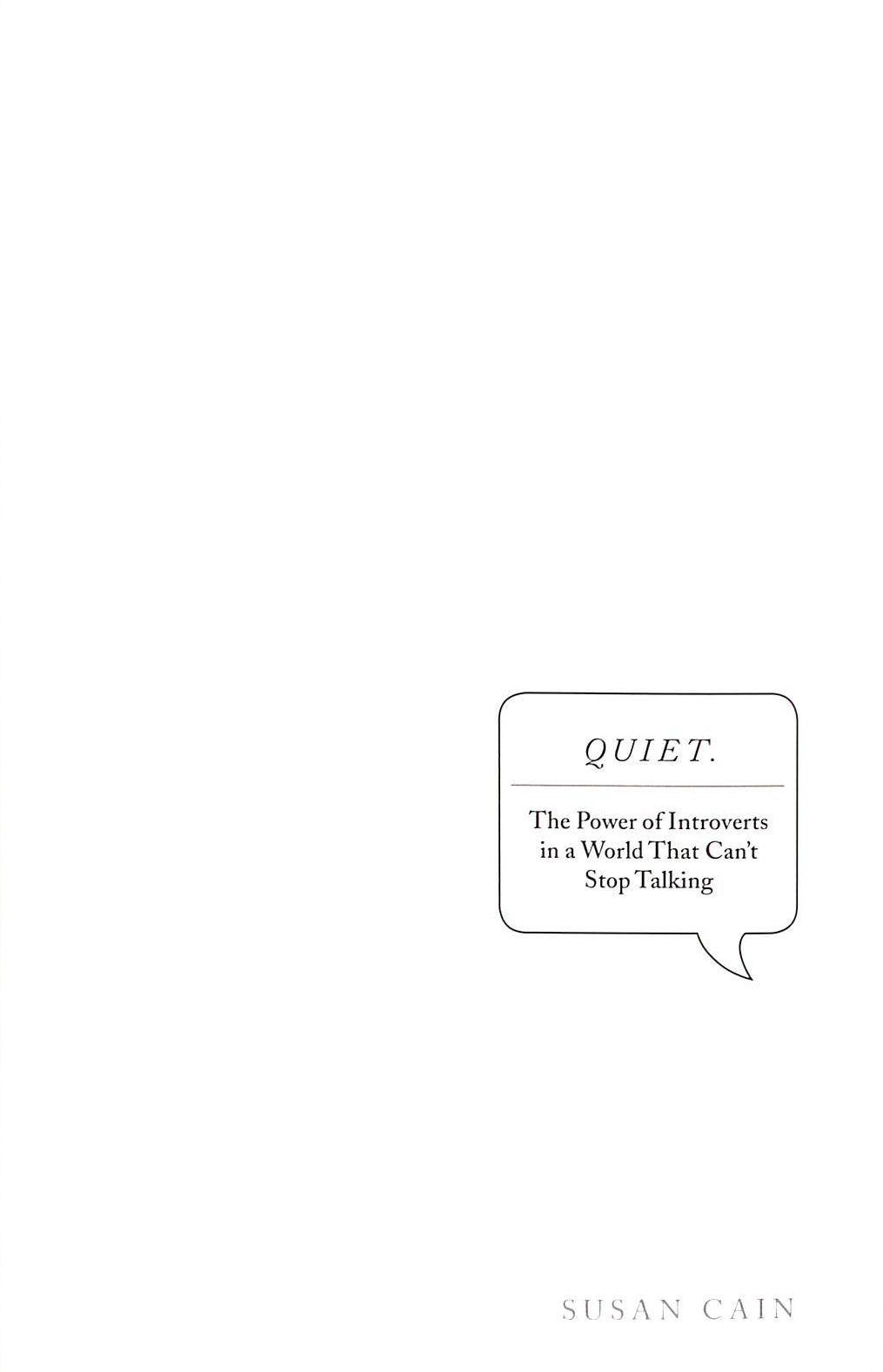 Quiet: The power of introverts in a world that can't stop talking