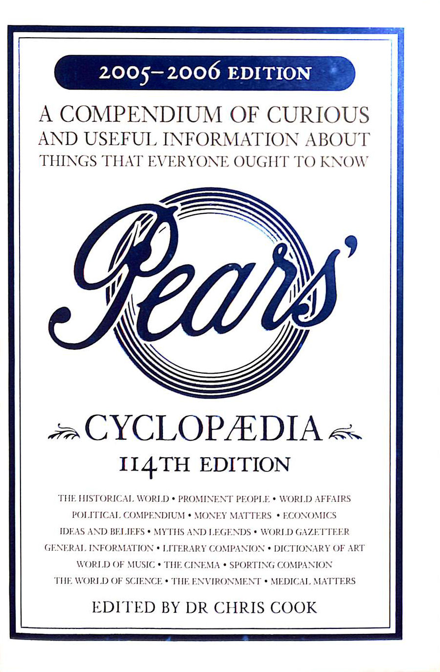 Pears Cyclopaedia 2005-2006