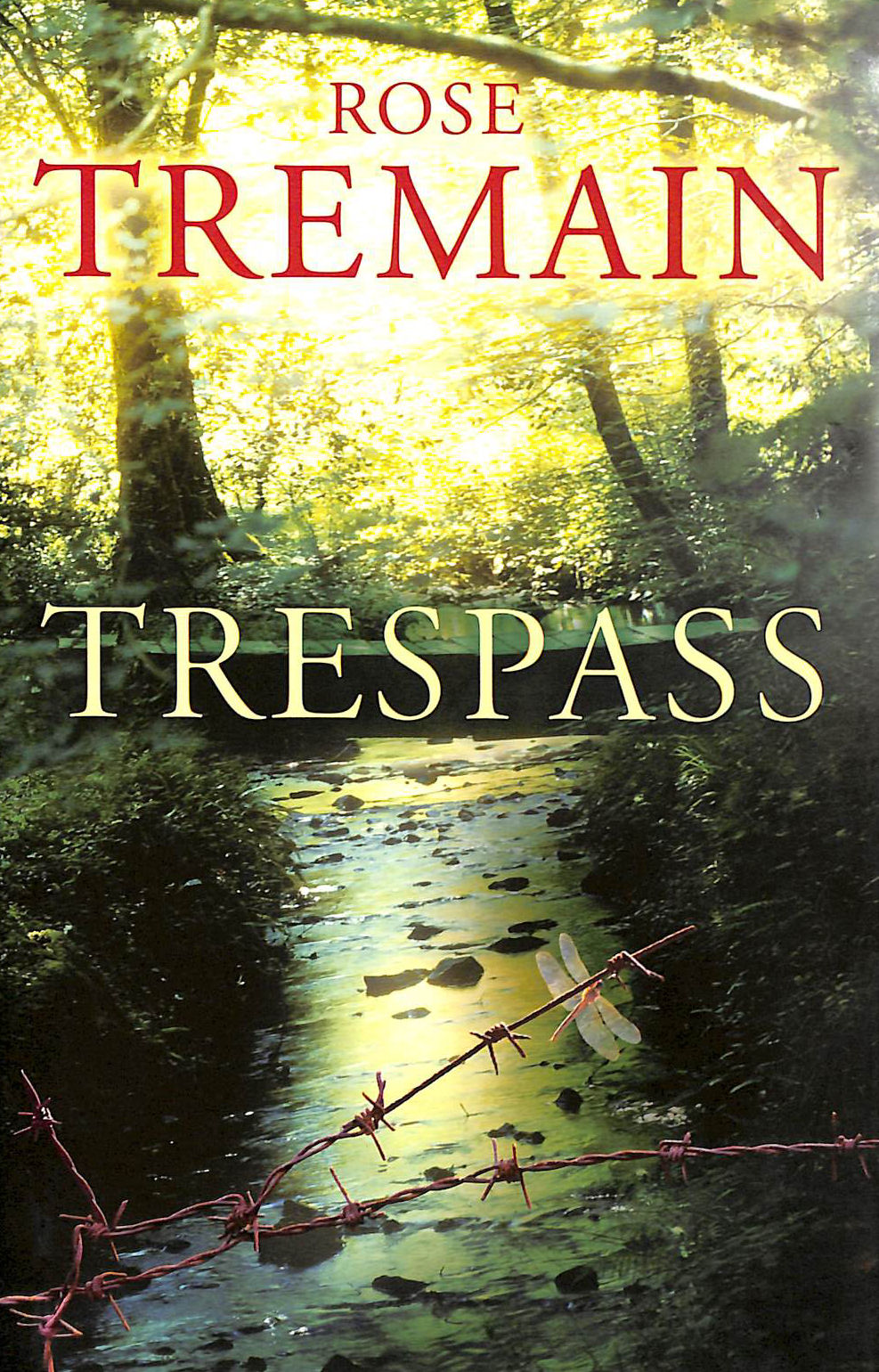 Trespass. Gift inscription by the author.