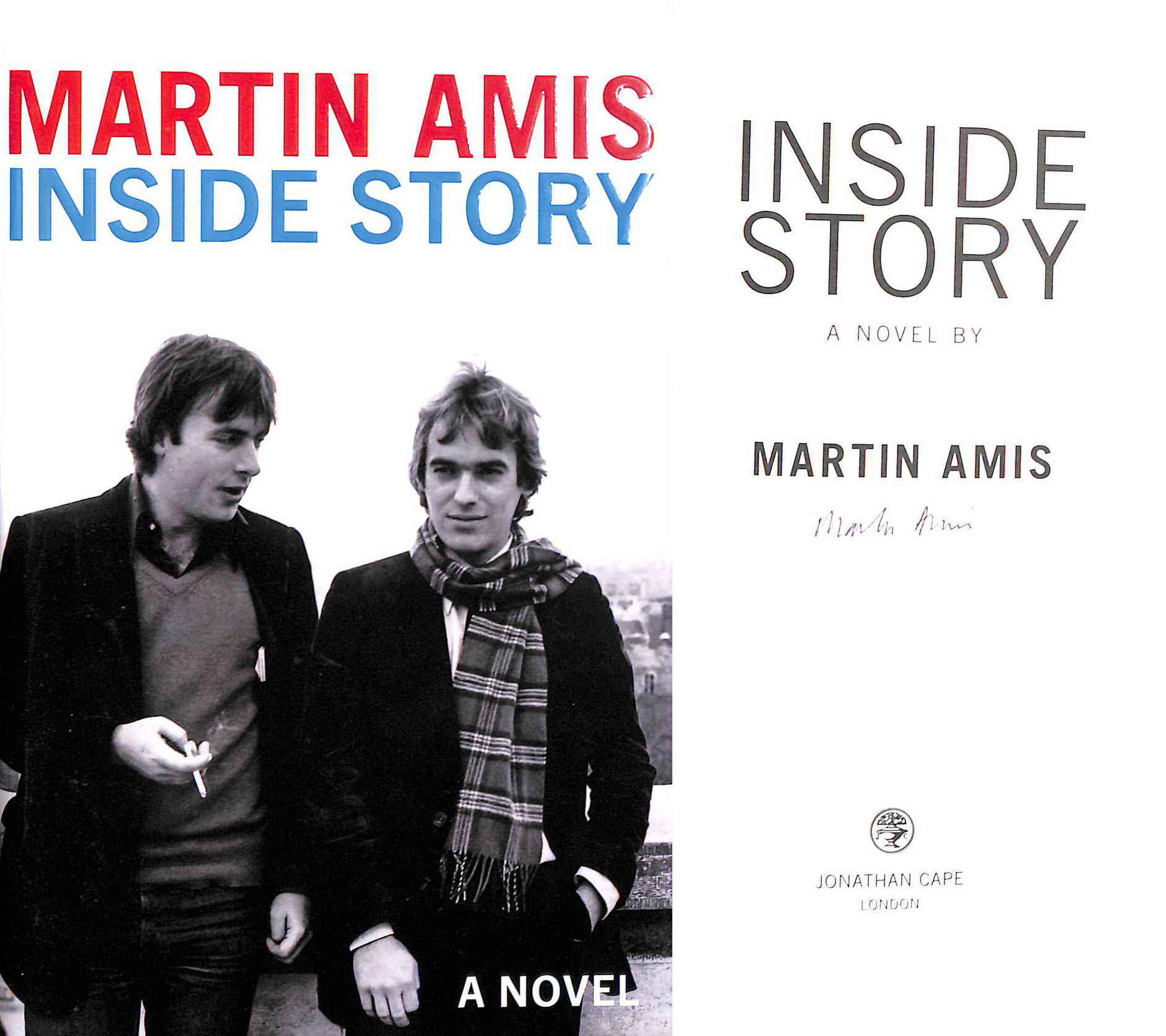 Inside Story: a novel. Signed by the author.