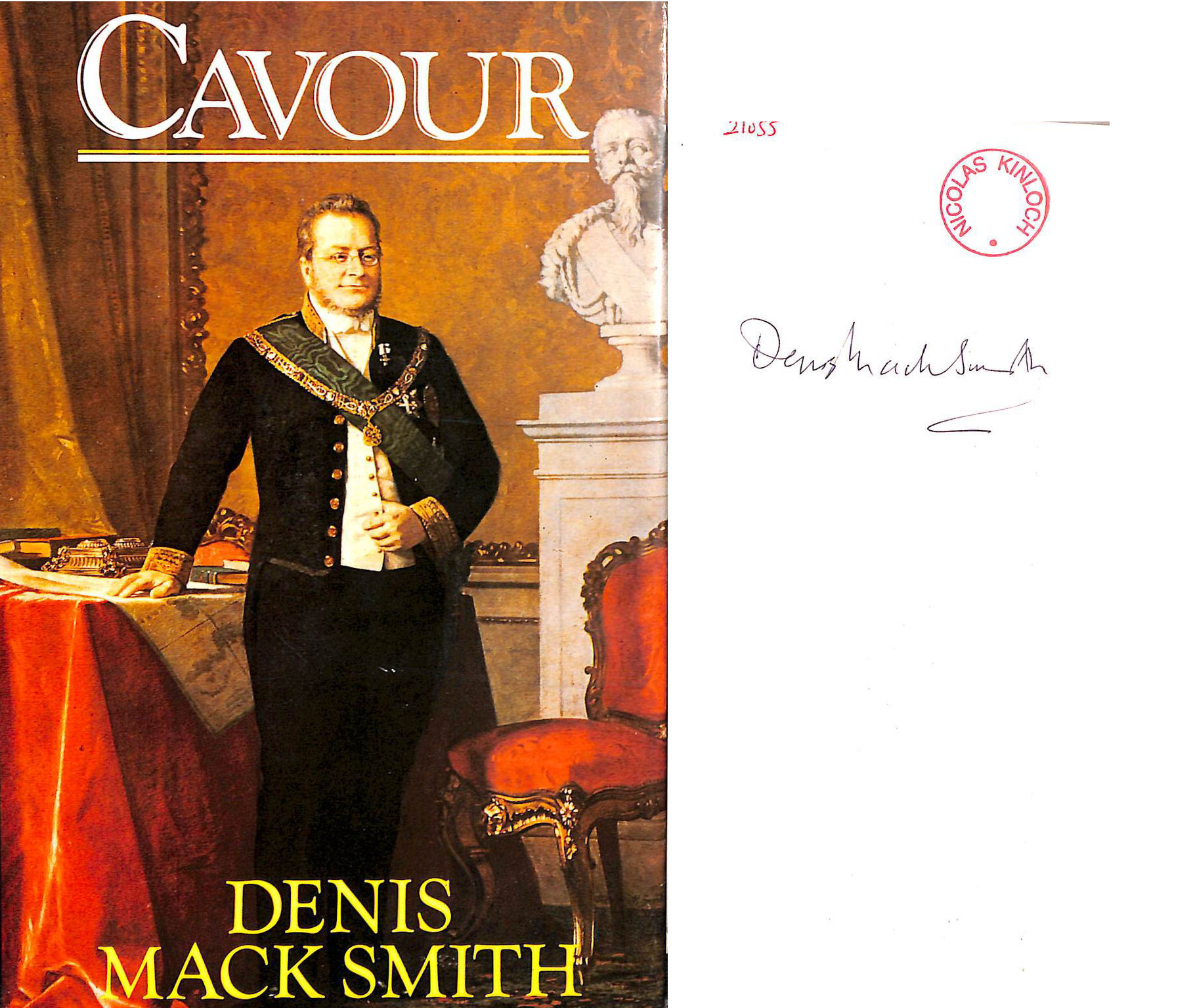 Cavour. Signed by the author.