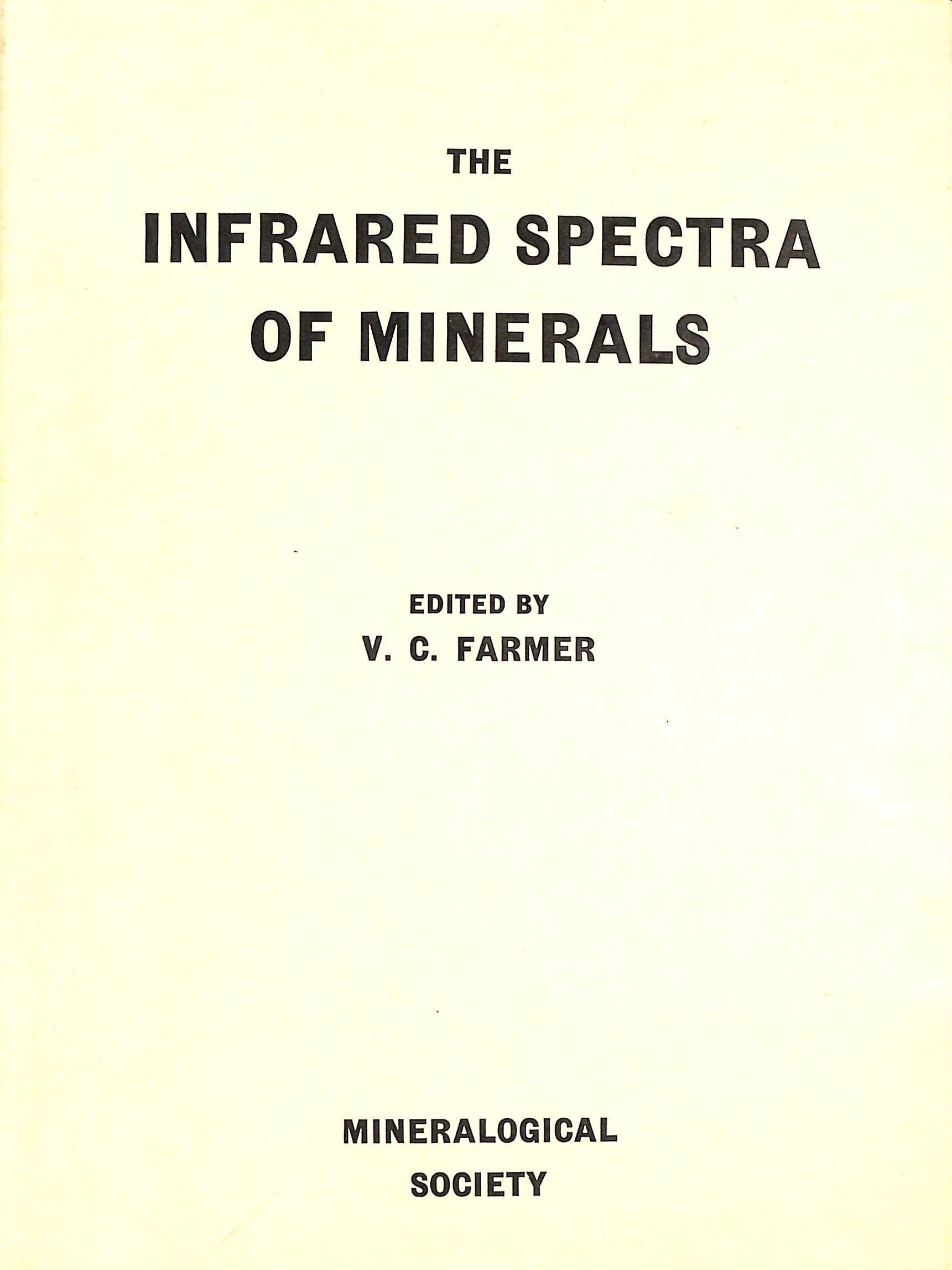 Infrared Spectra of Minerals