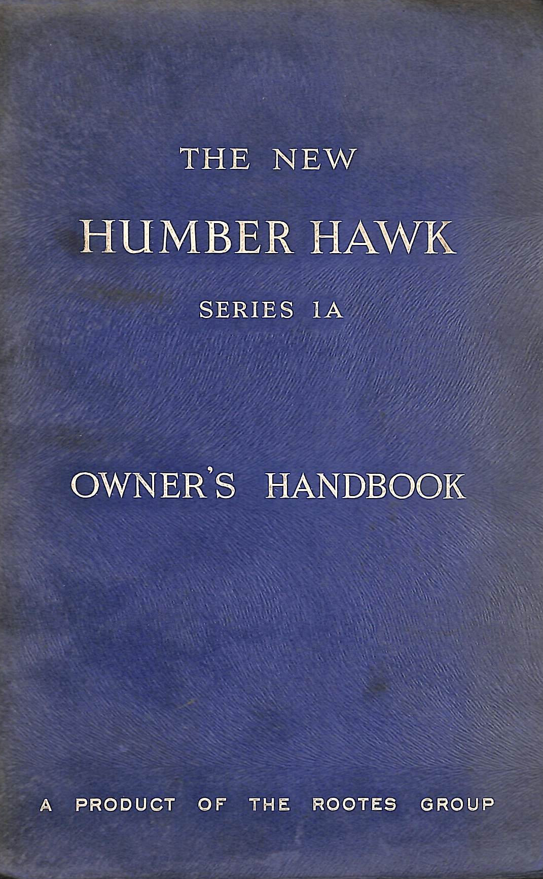 Owner's Handbook Humber Hawk Series 1A