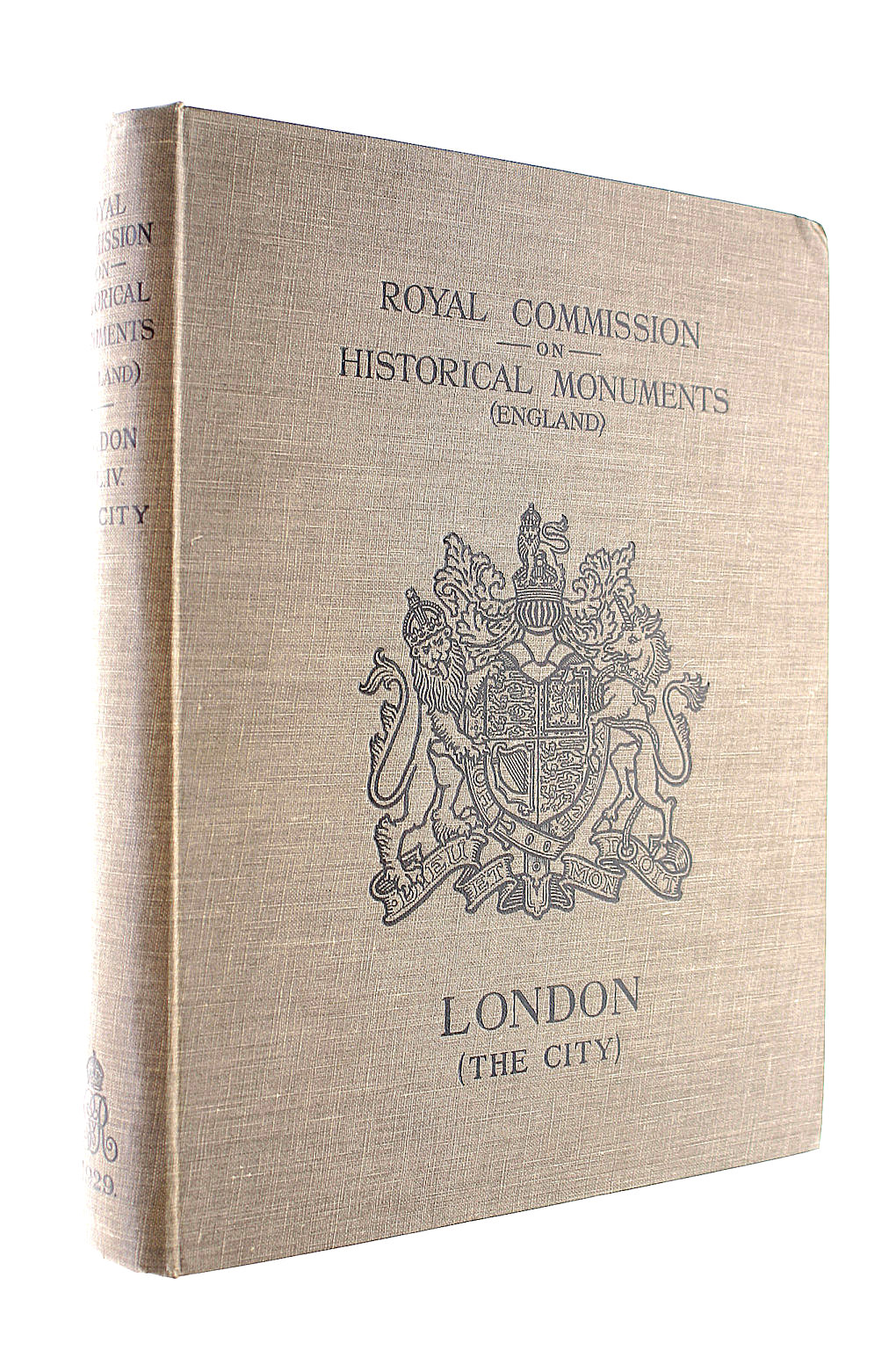 An Inventory Of The Historical Monuments In London. Vol IV: The City