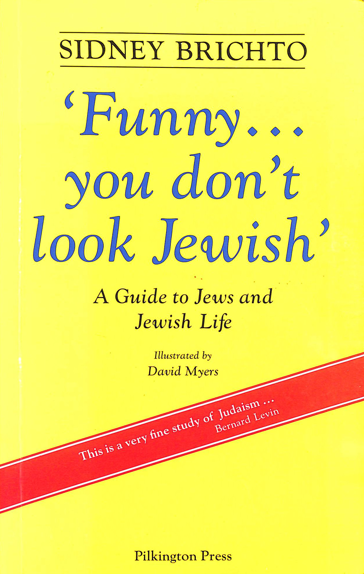 'Funny. You Don't Look Jewish'