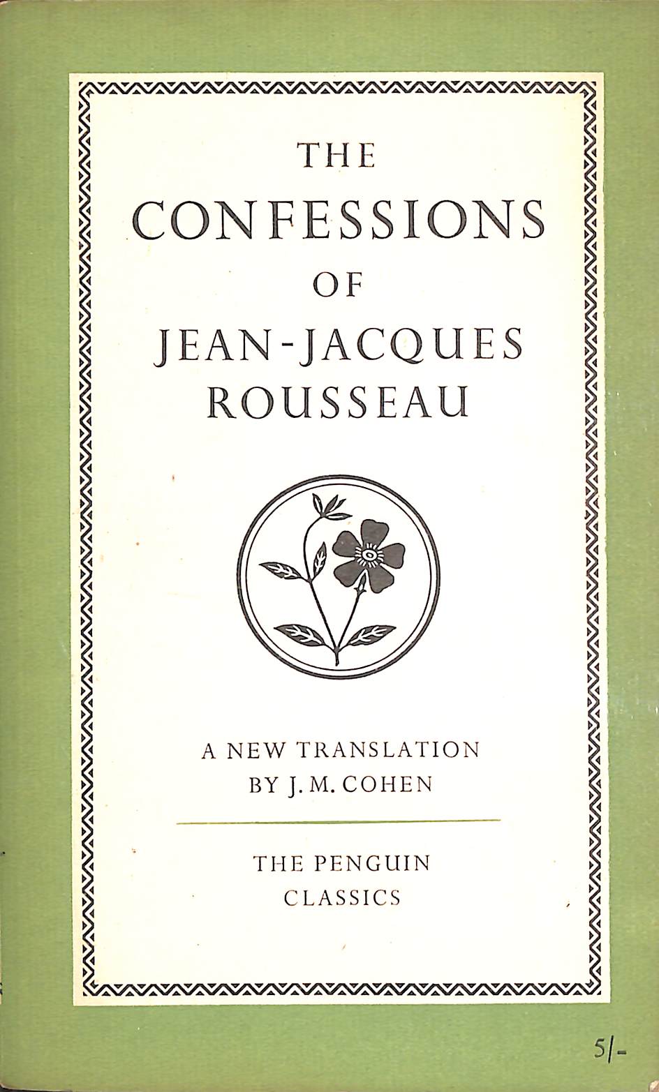 The Confessions of Jean-Jacques Rousseau