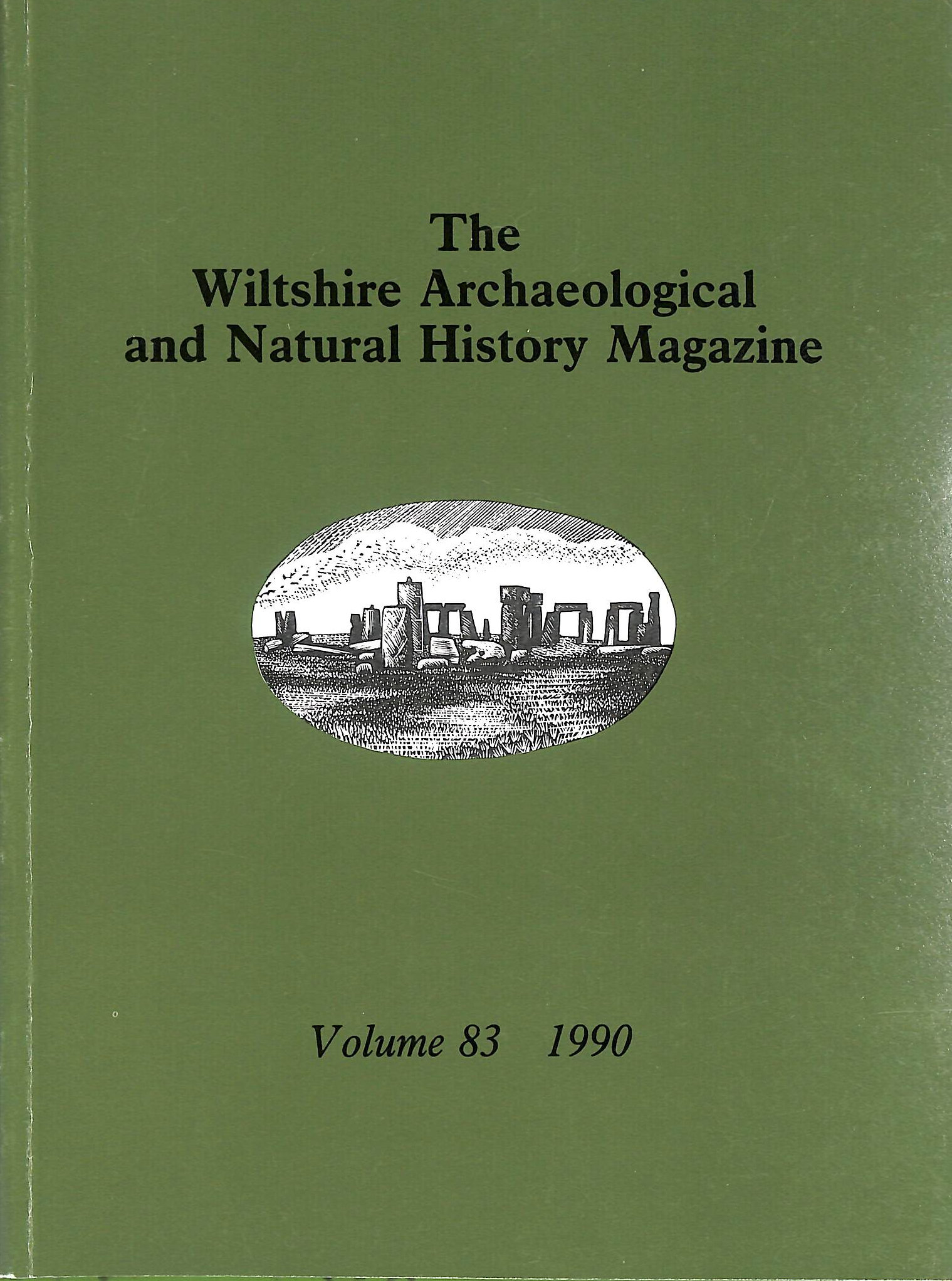 Image for The Wiltshire Archaeological and Natural History Magazine Volume 83 1990 The Wiltshire Archaeological and Natural History Magazine Volume 83 1990