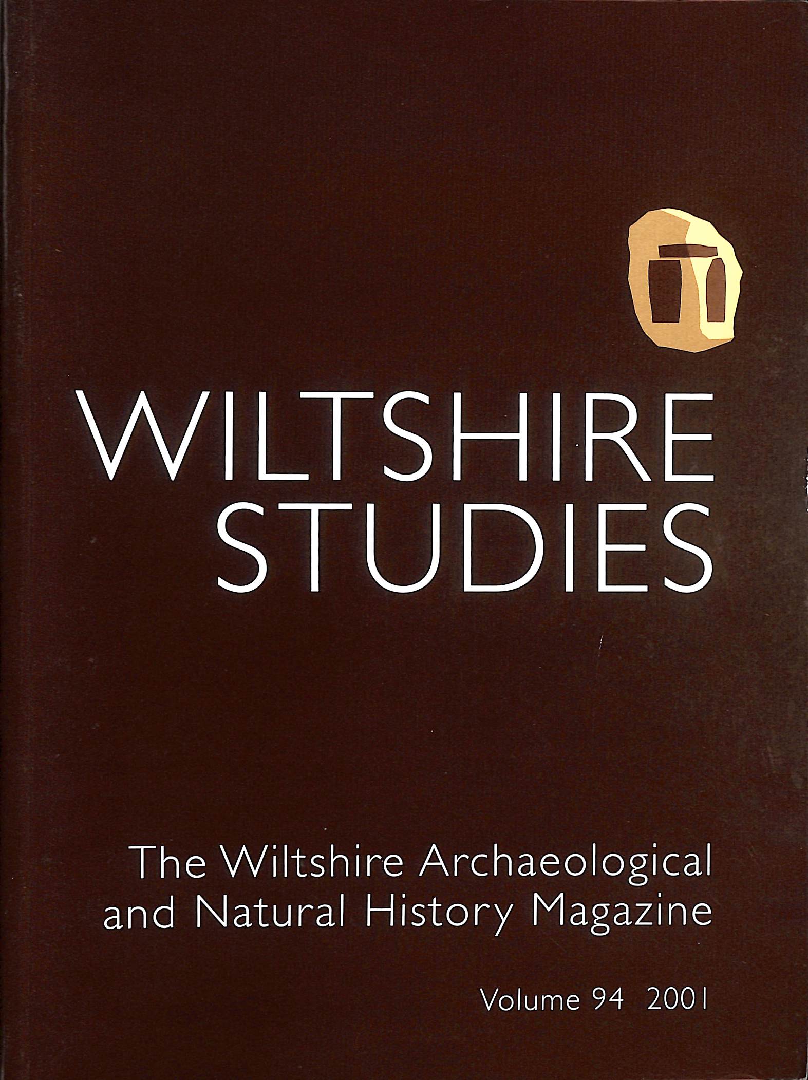 Image for Wiltshire Studies: The Wiltshire Archaeological and Natural History Magazine Volume 94 2001 Wiltshire Studies: The Wiltshire Archaeological and Natural History Magazine Volume 94 2001