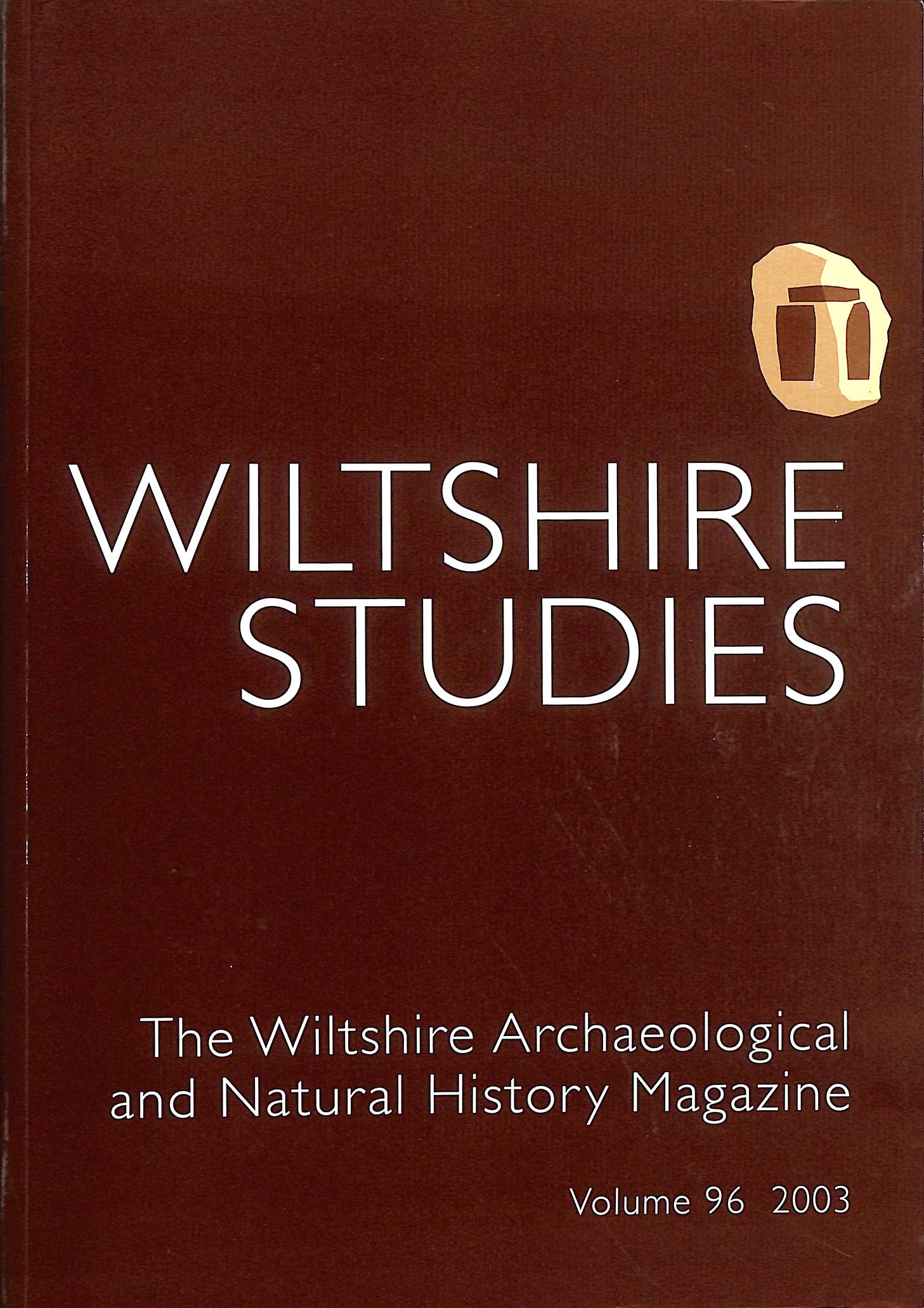 Image for Wiltshire Studies, The Wiltshire Archaeological and Natural History Magazine: Volume 96 2003 Wiltshire Studies, The Wiltshire Archaeological and Natural History Magazine: Volume 96 2003