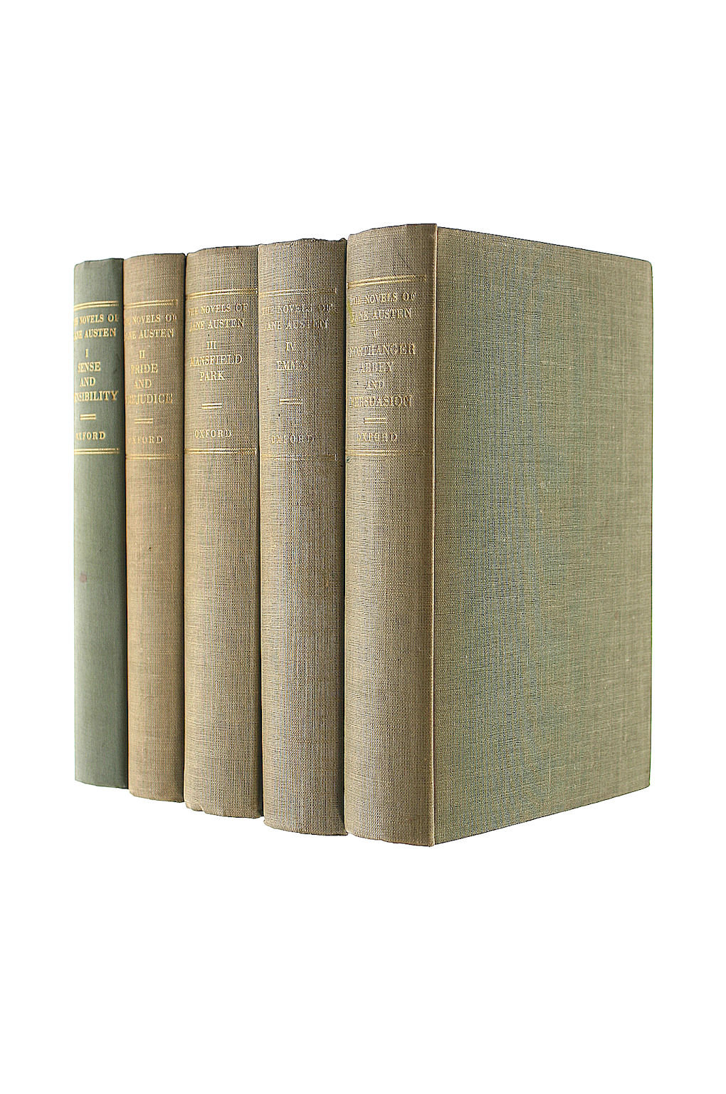 The Novels of Jane Austen in Five Volumes